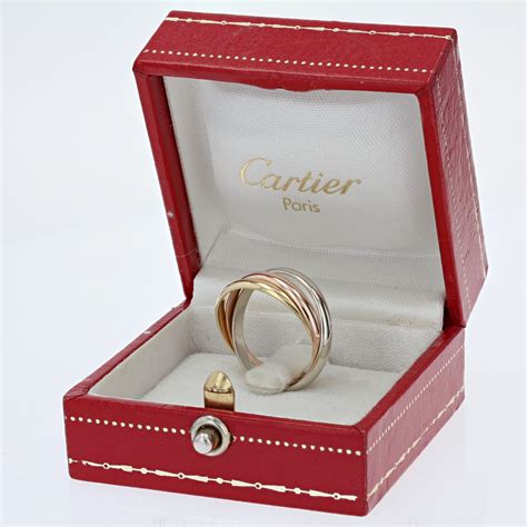 Bagues Trinity Cartier femme occasion .